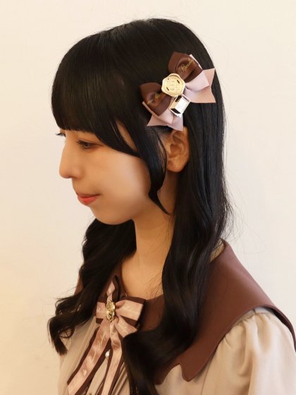 Chocolate D'amour ダブルリボンクリップ Chocolate D'amour ダブルリボンクリップ
