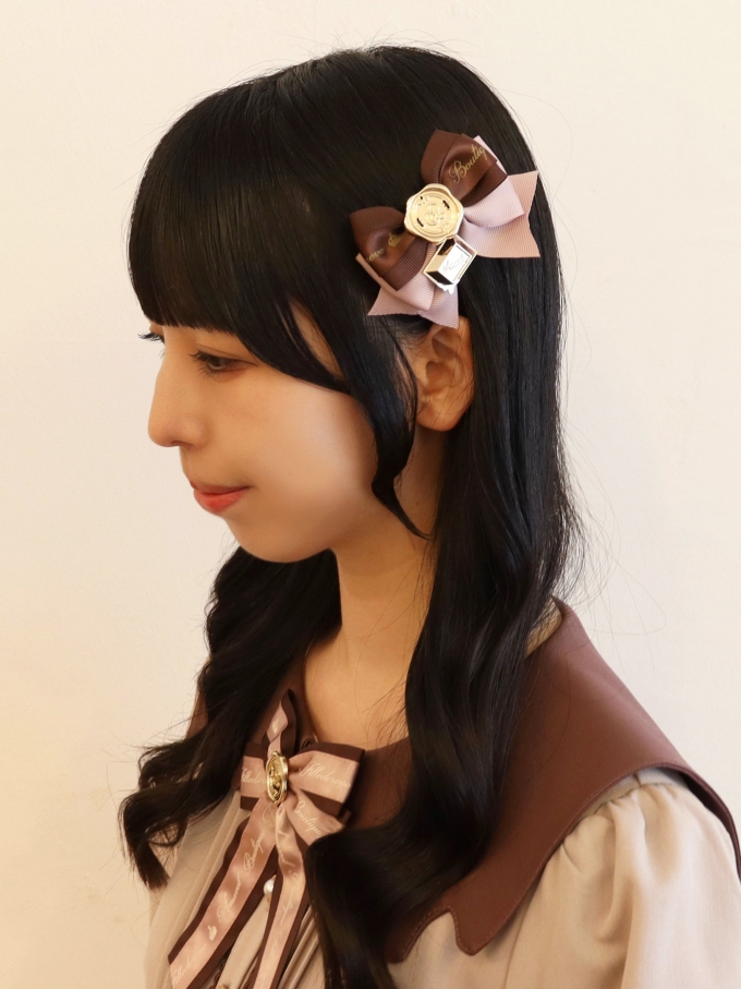 Chocolate D'amour ダブルリボンクリップ