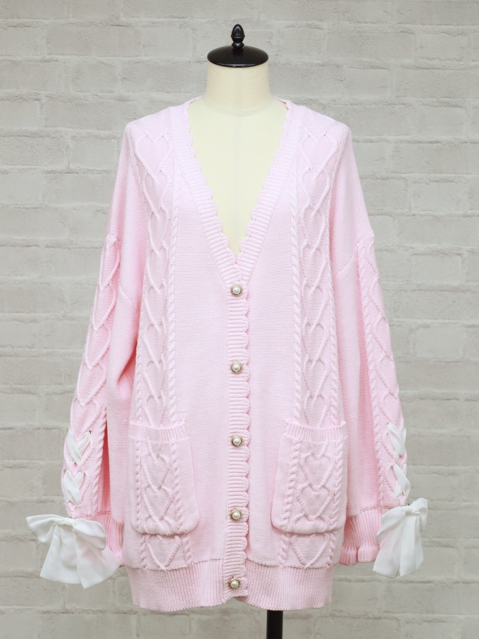 Sugar Ribbon ロングカーディガン