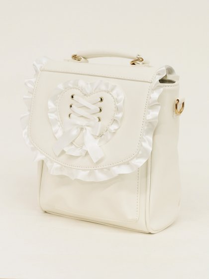 Heart Frill Lace-up Bag Heart Frill Lace-up Bag