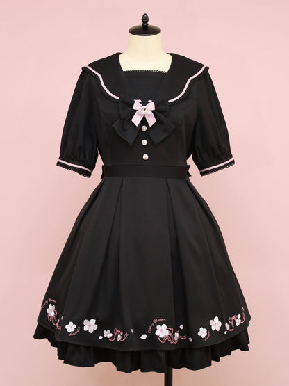 Flowing Cherry Blossom ワンピース