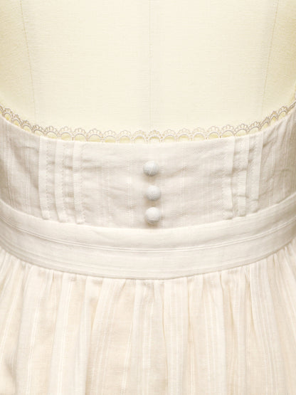 Marchen Cotton フリルエプロン