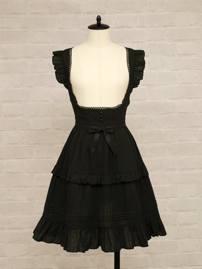 Marchen Cotton フリルエプロン