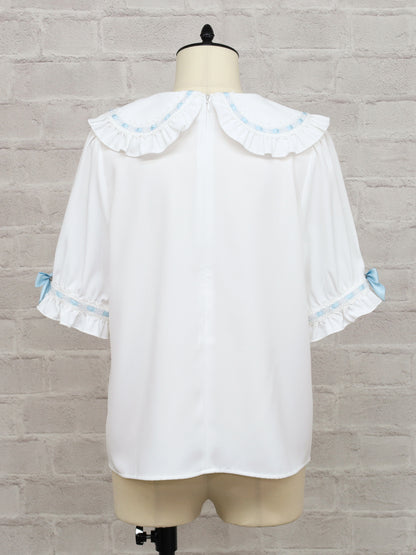 Chērie Lace レースアップブラウス